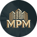 Mapleshore Property Maintenance Logo Mapleshore Property Maintenance logo featuring gold stylized buildings above the bold initials “MPM” and the word “Mapleshore” beneath.